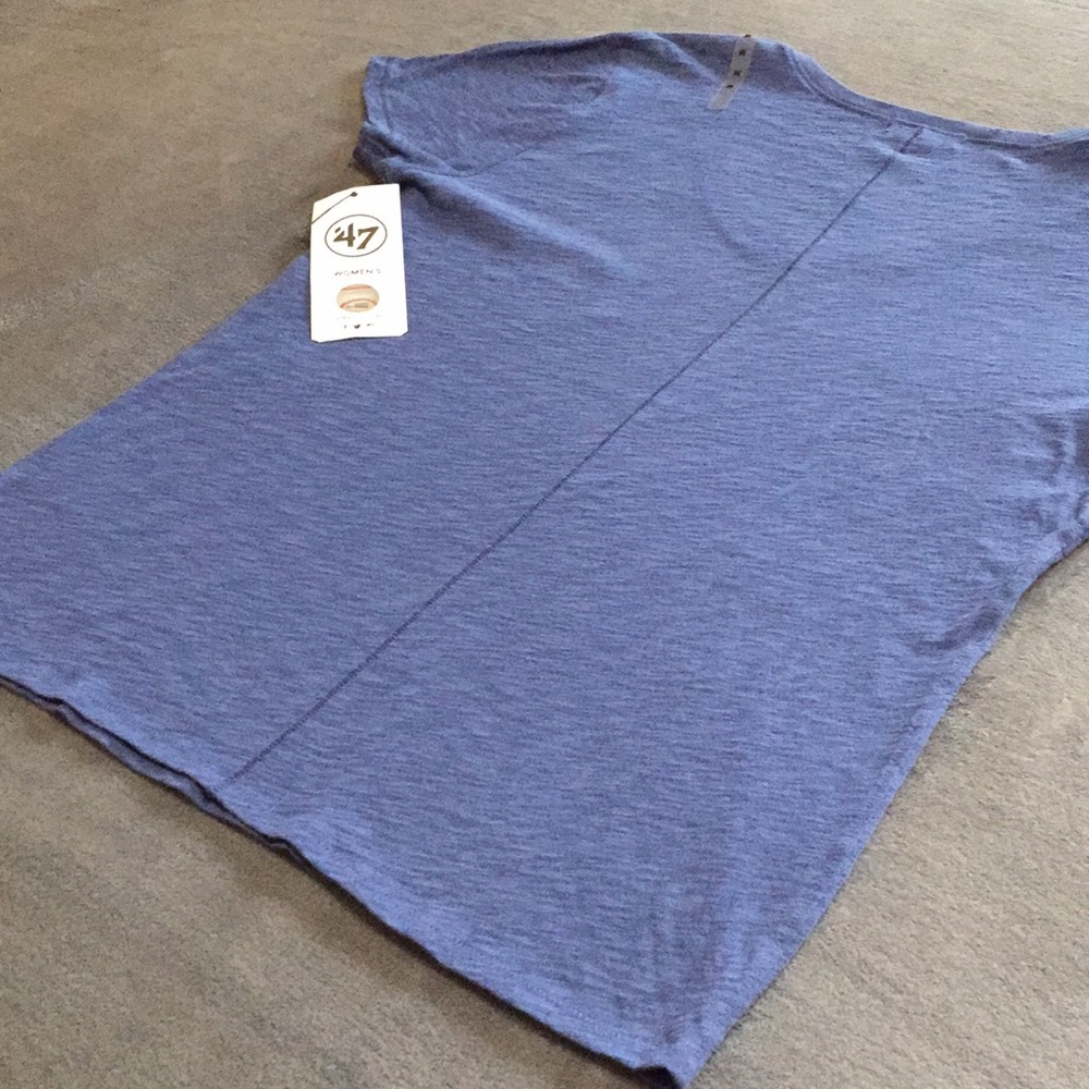 Texas Rangers Blue Blouse 100% Cotton Medium Cool - Picture 12 of 16